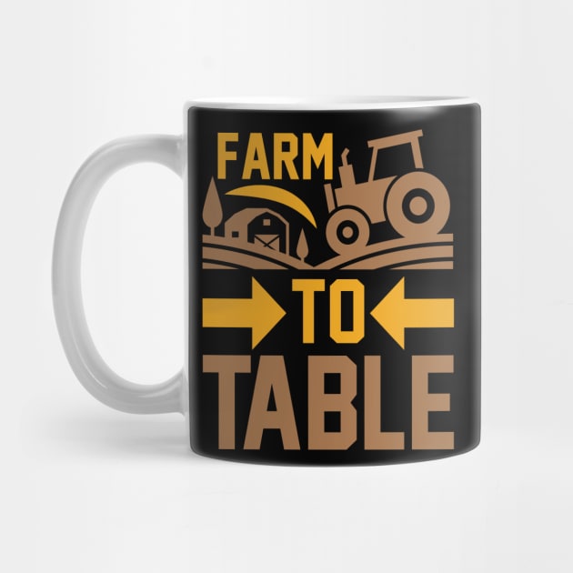 Farm To Table T Shirt For Women Men by QueenTees